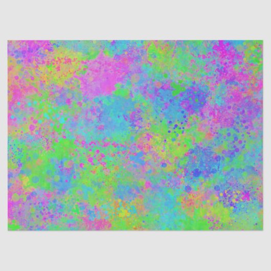 Neon Paint Tissue of decoupage Paper Tissuepapier (Voorkant)