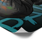 Neon Paintball Krijger Poster (Hoek)