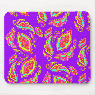 Neon Paisley Muismat