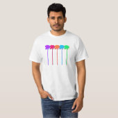 Neon Palmbomen T-shirt (Voorkant volledig)