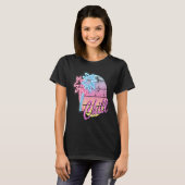 Neon  Palms & Sunset Vogue Style T-shirt (Voorkant volledig)
