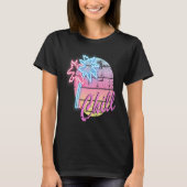 Neon  Palms & Sunset Vogue Style T-shirt (Voorkant)