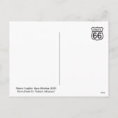 Neon Park RT 66 Motel Feestdagenkaart (Achterkant)