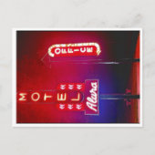 Neon Park RT 66 Motel Feestdagenkaart (Voorkant)