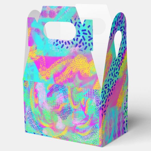 Neon partij gunst doos bedankdoosjes (Geopend)