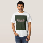 Neon Party eregast T-shirt (Voorkant volledig)