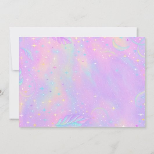 Neon Pastel Gekke Gans Verjaardagsfeest Foto Kaart (Achterkant)