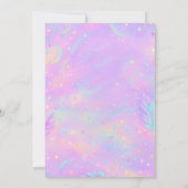 Neon Pastel Gekke Goose Verjaardagsfeestje Uitnodi Kaart (Achterkant)