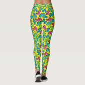 Neon Pattern van 80/90 Leggings (Achterkant)