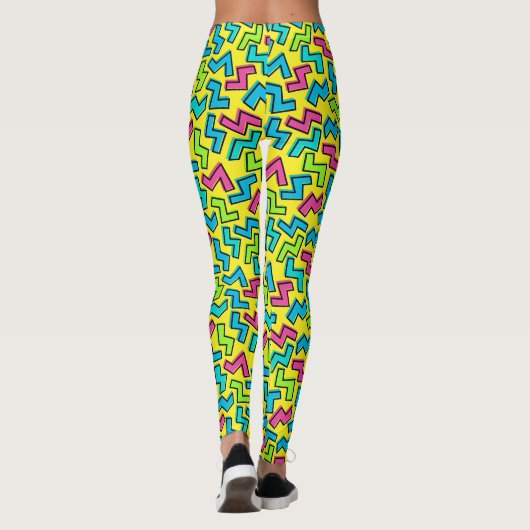 Neon Pattern van 80/90 Leggings (Achterkant)