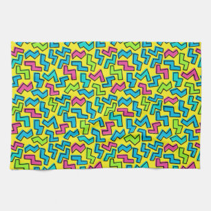 Neon Pattern van 80/90 Theedoek
