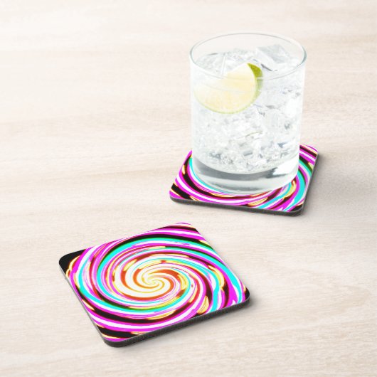 Neon Pattern-werk Bier Onderzetter (Rechterzijde)