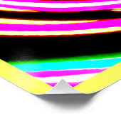Neon Pattern-werk Perfect Poster (Hoek)