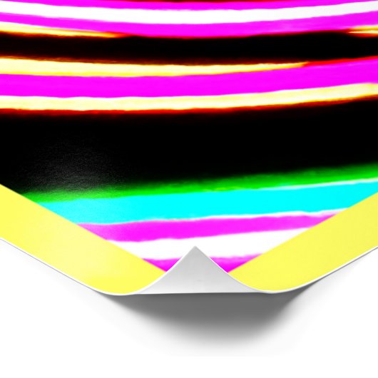 Neon Pattern-werk Perfect Poster (Hoek)