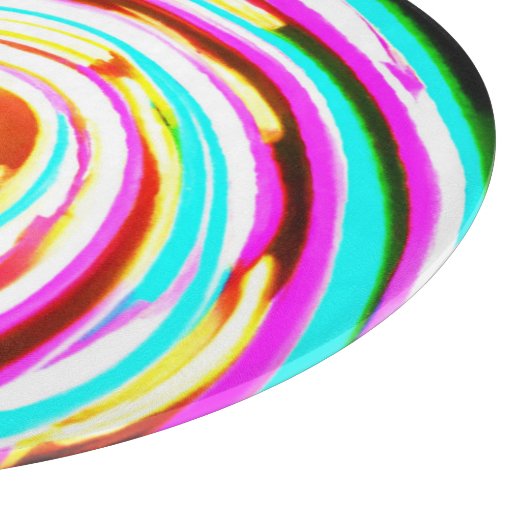 Neon Pattern-werk Snijplank (Hoek)