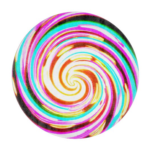 Neon Pattern-werk Snijplank (Voorkant)