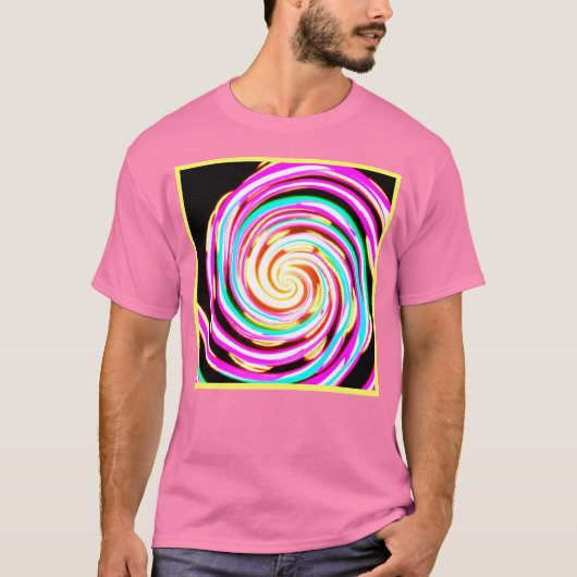 Neon Pattern-werk T-shirt (Voorkant)