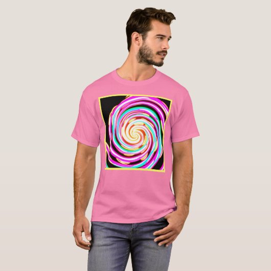 Neon Pattern-werk T-shirt (Voorkant volledig)
