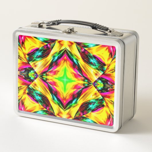 Neon Pause – Freitag Impuls Edition Metall Brotbox (Voorkant)