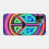 Neon Peace Mandala Case-Mate iPhone Case (Achterkant (horizontaal))