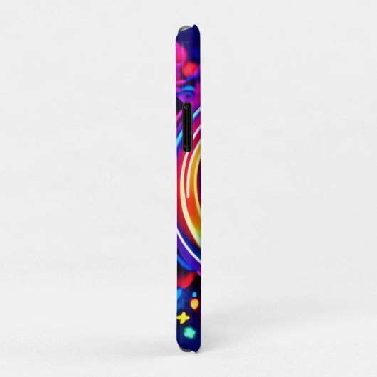 Neon Peace Symbol Art Case-Mate iPhone Case (Achterkant/rechts)