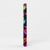 Neon Peace-symbolenpatronen Case-Mate iPhone Case (Achterkant/rechts)