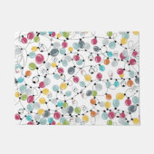 Neon Penguin-kerstballonnen Deurmat (Voorkant)