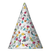 Neon Penguin-kerstballonnen Feesthoedjes (Rechts)