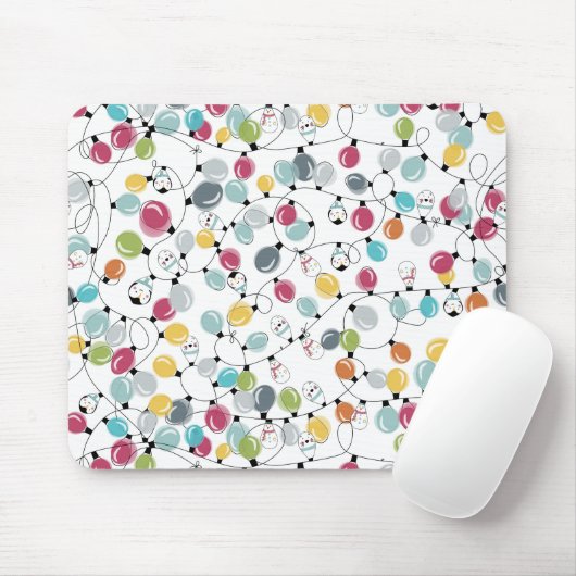  Neon Penguin-kerstballonnen Muismat (Met muis)