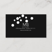 Neon Pet Groomer Suds Logo Reward Visitekaartje (Achterkant)