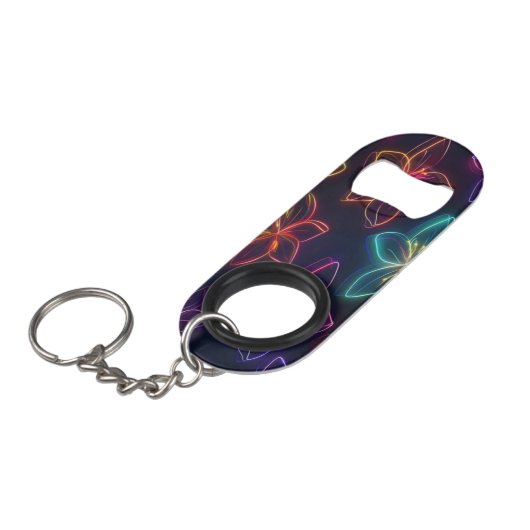 Neon Petal Glowscape Vision Mini Flessenopener (Voorkant Gekanteld)