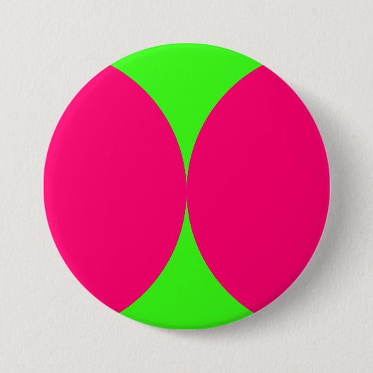 Neon Petal Pop Custom Button (Voorkant)