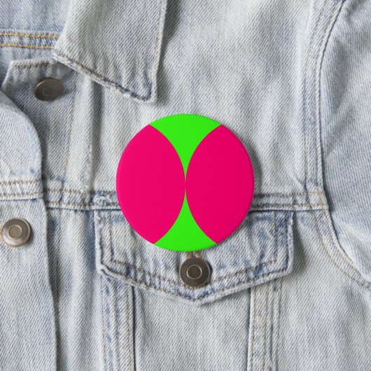 Neon Petal Pop Custom Button (In situ)