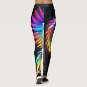Neon Phoenix Bird Leggings (Achterkant)