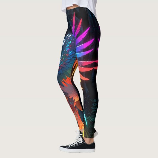 Neon Phoenix Bird Leggings (Links)