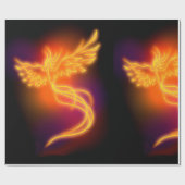 Neon Phoenix Cadeaupapier (Vlak)