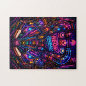 Neon Pinball Frenzy: Retro Arcade Rush Legpuzzel (Horizontaal)