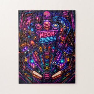 Neon Pinball Frenzy: Retro Arcade Rush Legpuzzel