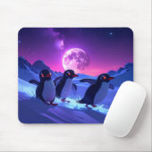 Neon Pinguïns Muismat (Met muis)