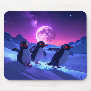 Neon Pinguïns Muismat