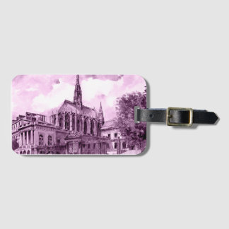 NEON PINK BAGAGELABEL