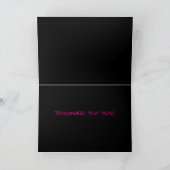 Neon Pink Bedankt Opmerking (Binnen)