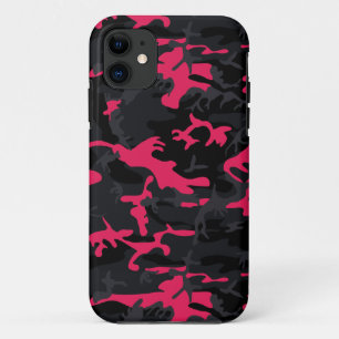 Neon Pink benadrukt Camo Case-Mate iPhone Case
