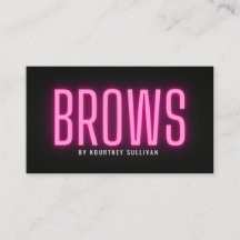 Neon Pink Black Brow-technicus Beauty
