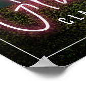 Neon Pink Boxwood Afstuderen Fotoklasse: Poster (Hoek)