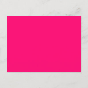 Neon Pink Briefkaart – Aangepaste & Bulk Bestellin