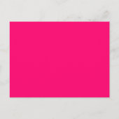 Neon Pink Briefkaart – Aangepaste & Bulk Bestellin (Voorkant)