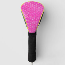 Neon Pink Champagne Pop Bubble Wrap Golfheadcover