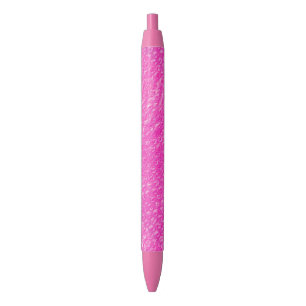 Neon Pink Champagne Pop Bubble Wrap Rode Inkt Pen