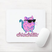 Neon Pink Chinchillin Chinchilla Muismat (Met muis)